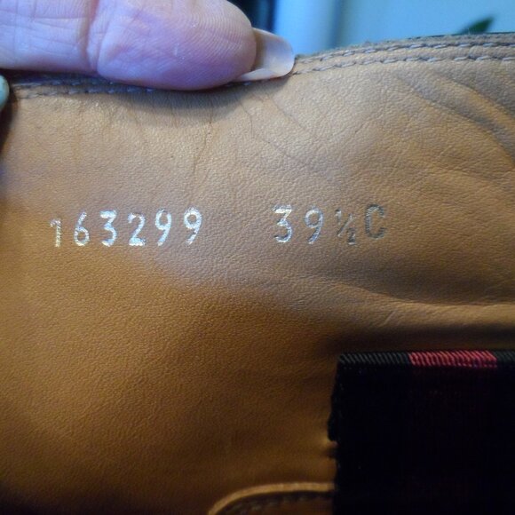 Gucci GUCCISSIMA 85th Anniversary Black Calf Leather Riding Boots Size 9.5C - Picture 13 of 16